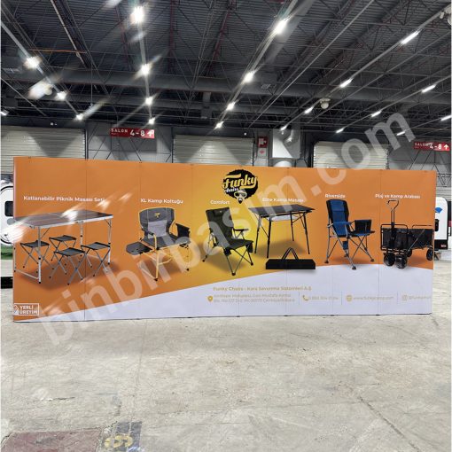 Örümcek Stand Düz 8 Panel 3X8 - Görsel 2
